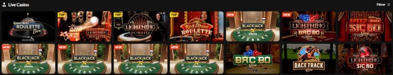 Golden Vegas Casino jeux live