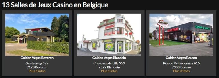 Golden Vegas Casino salles de jeux