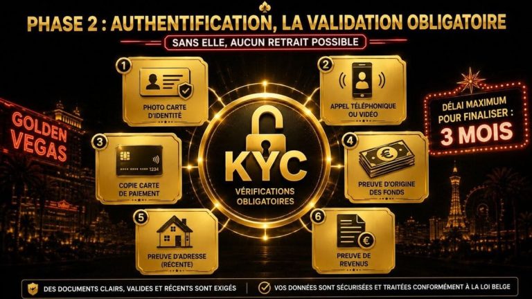 Golden Vegas Casino authentification